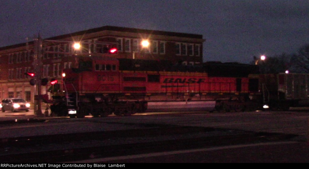 BNSF coal train DPU